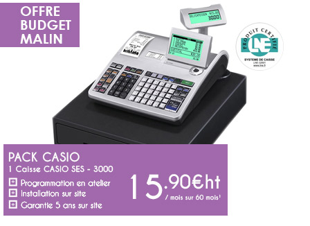 Caisse Casio SES 3000 Boulangerie